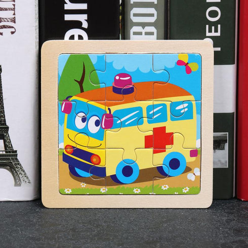 Early education puzzle puzzle toy enlightenment cognition cartoon wooden puzzle